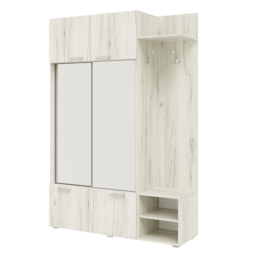 Прихожая Стелла, Дуб Крафт Белый