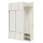 Прихожая Стелла, Дуб Крафт Белый