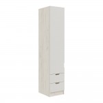 Пенал Юниор-4 (400), Шарли Белый, Дуб Крафт Белый