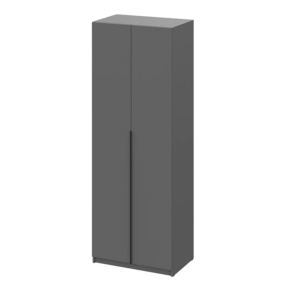 Шкаф распашной Берген ПРО ШК-800, Серый графит