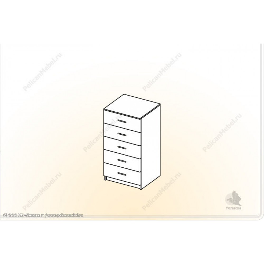 Комод Лозанна КМ-0.6