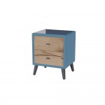 Тумба прикроватная Ланс, Светло-голубой