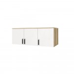 Антресоль для шкафа 120 см Лагуна, Дуб Делано, Белый