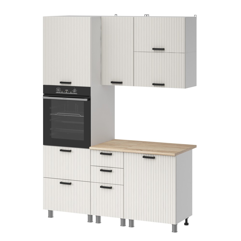 МК Аленушка 1,6м ПД 2 Лотос Молочный,скоба антрацит,сонома