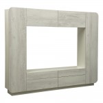 Стенка Лаванда-2, Белый, Бетон пайн белый