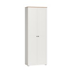 Шкаф 16.307 Остин Белый шагрень, Дуб Золотой