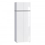 Шкаф двухстворчатый Мадера, Белый глянец холодный