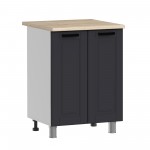 МК Аленушка Н 600 Астра Сталь,скоба черный (без столешницы)