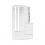 Прихожая Челси, Белый глянец холодный, Белый