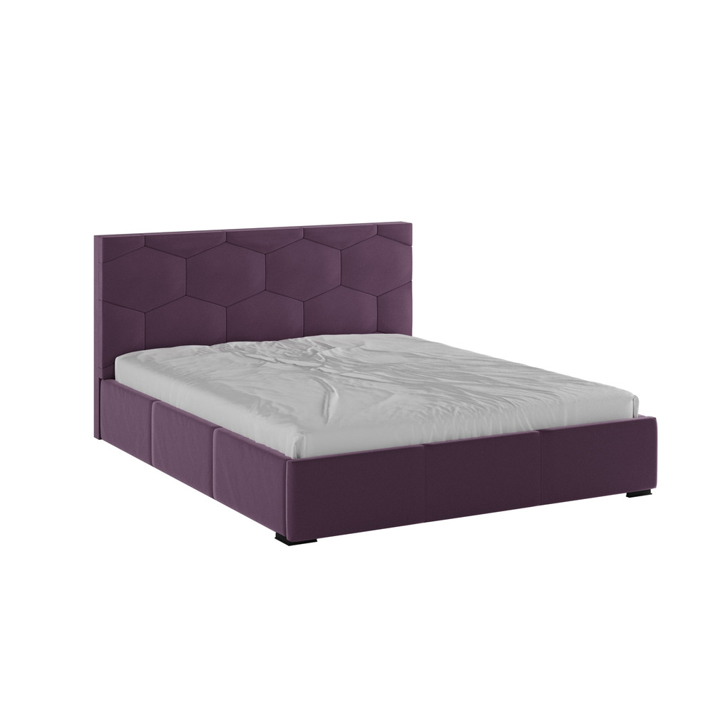 Кровать с ортопедическим основанием Манука (1,6м), Винный