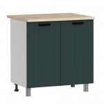 МК Аленушка Н 800 Лотос Изумруд,скоба антрацит (со столешницей)