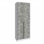 Шкаф Мадрид (0,85) без зеркала белый/ателье светлое