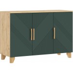 Комод Ирис (1200), Браш Мени Грин, Дуб Крафт