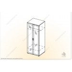Шкаф универсальный с зеркалом Классика ШУ-Z