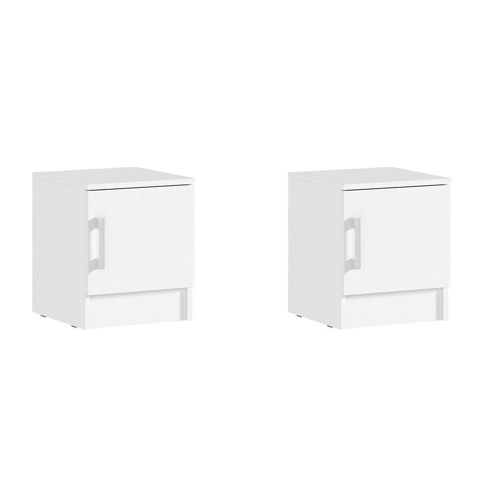 Тумба прикроватная Бася (2 шт.), Белый
