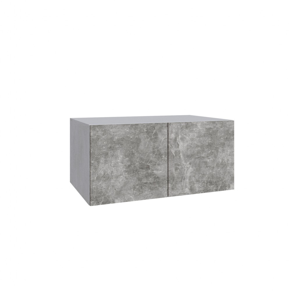 Антресоль Мадрид (0,85) 400 белый/ателье светлое