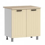 МК Аленушка Н 800 Орхидея Крем, скоба черная (со столешницей)