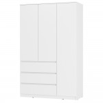 Шкаф 3-х створчатый Симпл ШК-08, Белый
