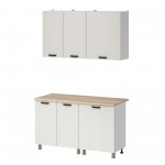 МК Аленушка 1,4м Лотос Молочный,скоба антрацит,сонома