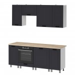 МК Аленушка 2м Астра Сталь,скоба черный,сонома