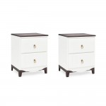 Тумба прикроватная Вояж (2 шт.), Белый