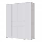 Шкаф четырехстворчатый Плейона, белый