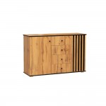 Комод Либерти 51.04, Дуб Вотан, Черный