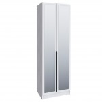 Шкаф Мадрид (0,75) с зеркалом белый