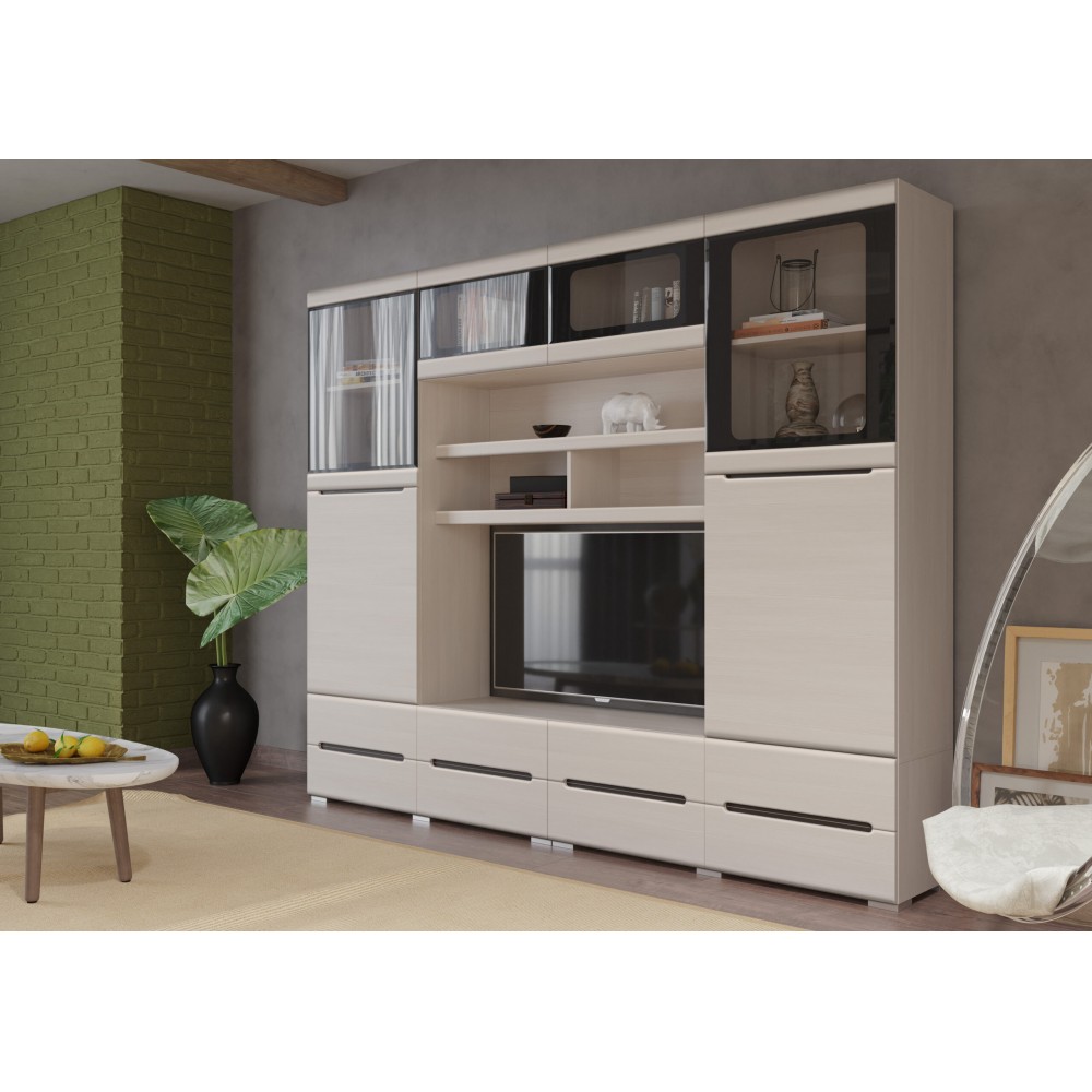 Гостиная Эколь Вариант №2, Сандал светлый