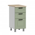 МК Аленушка Н3Я 400 Астра Фисташка,скоба черный (со столешницей)