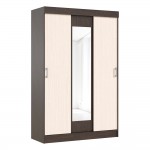 Шкаф Бася, Дуб беленый, Венге