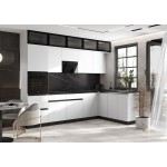 Кухня Техно-6 3,0х1,8м (Белый/Браш Вайт)