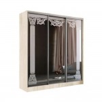 Шкаф-купе Тринити 5 2,0 м, Сандал светлый