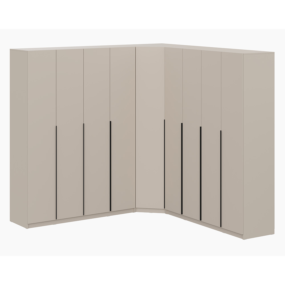 Шкаф с наполнением (23 полки + 3 штанги) ШК 5, Меланж