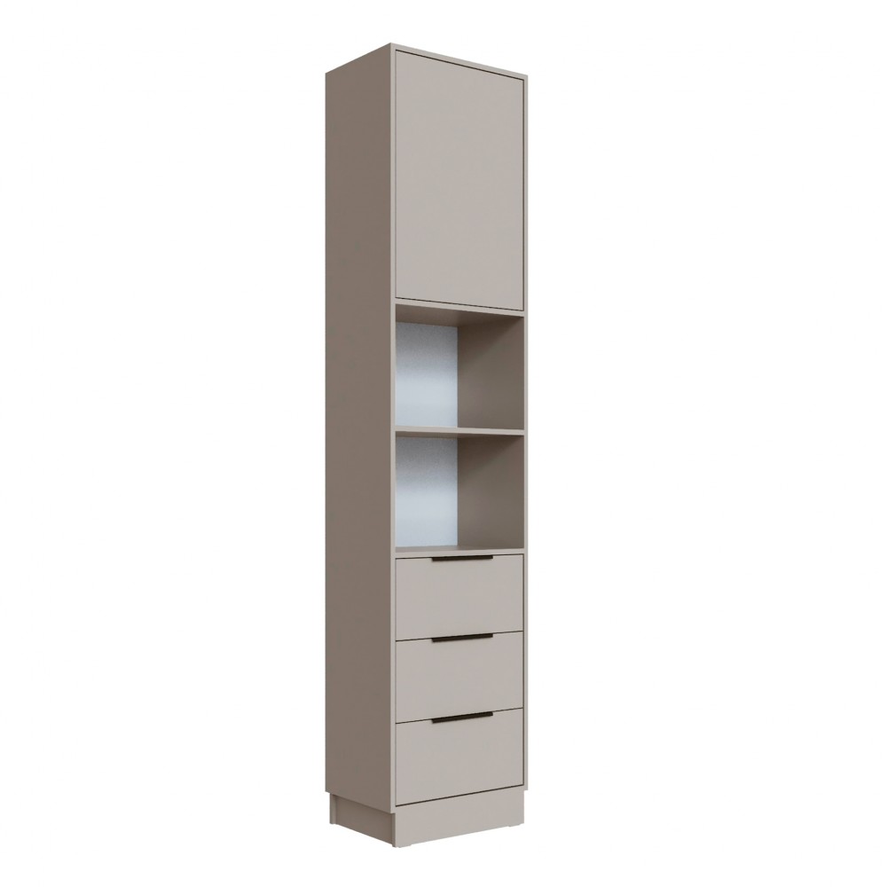 Шкаф Мадрид торцевой (0,35) с 3 ящ. кашемир