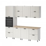 МК Аленушка 2,4м Лотос Молочный,скоба антрацит,сонома