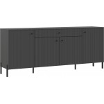 Комод Оливия (металл), Графит, Графит Софт