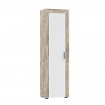 Пенал Ангара, Белый глянец холодный, Сонома