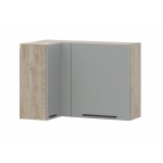 КГ Этна Шкаф навесной угловой 1000 Софт Грей