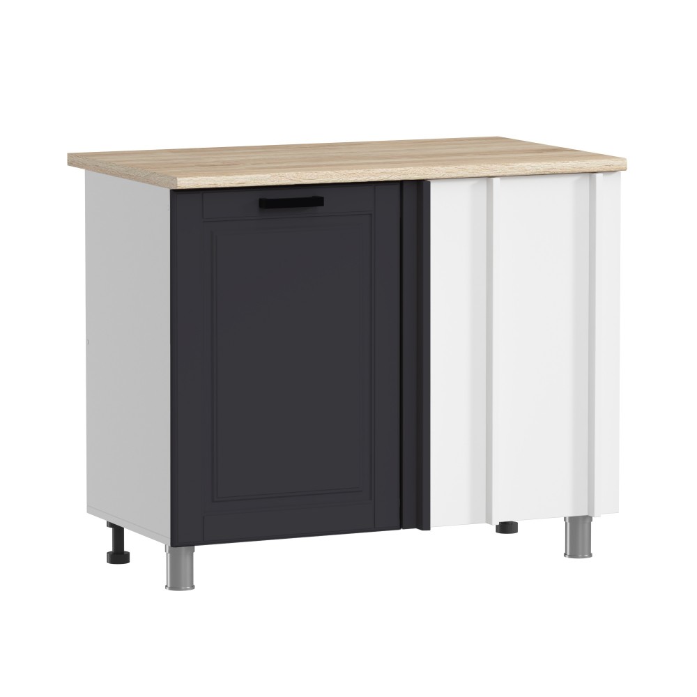 МК Аленушка НПУ 1000 Астра Сталь,скоба черный (со столешницей)