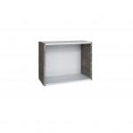 Антресоль Мадрид торцевая (0,25) 400 белый/ателье светлое