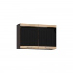 Шкаф навесной Асти АН-002, Дуб сонома, Венге