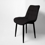 Стул "Бостон" черный матовый Velutto 34 черный