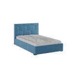 Кровать с ортопедическим основанием Манука (1,2м), Светло-голубой