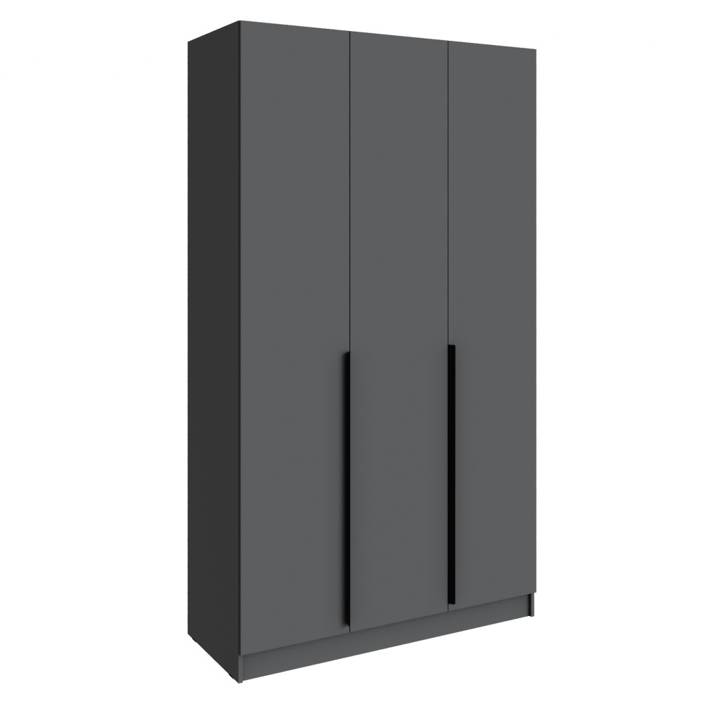 Шкаф Мадрид (1,3) без зеркала графит серый