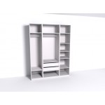 Гардеробная Рум. Комплект 4.1 без фасадов, ясень