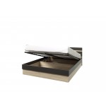 Кровать Ким с подъемным механизмом 1,4м, Графит софт, Сонома