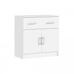 Комод с ящиком и дверьми Бася, Белый