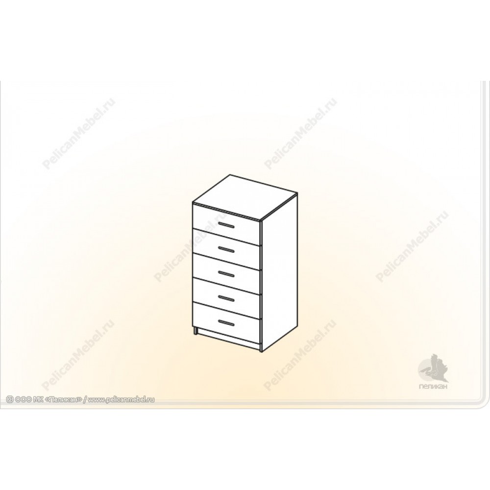 Комод Лозанна КМ-0.6