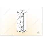 Пенал с полками Крафт ПП-2